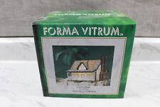 🎄Forma Vitrum Vitreville - Cozy Cottage - In Box w/ COA -Bill Job Stained Glass picture