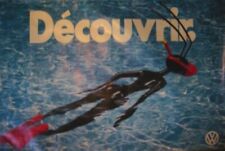 Poster Volkswagen 1990's “Decouvrir” very large poster picture