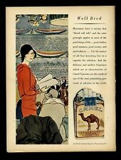 YOUNG STYLISH WOMAN FLAPPER AT THE HORSE SHOW SMOKING CAMEL CIGARETTES TOBACCO picture