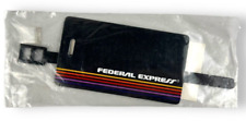 Federal Express Luggage Tag Vintage 80's Old Logo New, Old Stock NOS picture