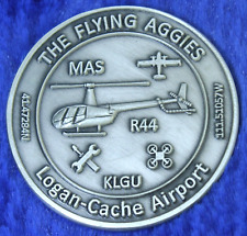 Utah State University 2021 Aviation Technology Flying Aggies Challenge Coin OC-5 picture