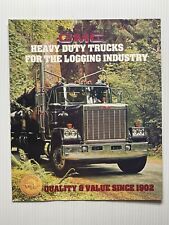 Vintage Original 1983 GMC Trucks For Logging *Sales Brochure* (6 Color Pages) picture