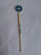 Varig Airlines Brazil Swizzle Stick Drink Stirrer White Plastic with Logo End picture