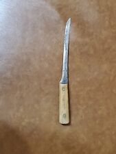VINTAGE TRUE EDGE ONTARIO KNIFE CO. OLD HICKORY CARBON STEEL BONING KNIFE picture
