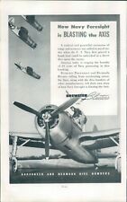 1942 WWII WW2 Brewster Buccaneer aircraft  Advert Original Janes aircraft 1942  picture