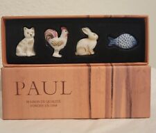 Set of 4 paul maison de qualite fondee en 1889 miniature figurines  picture