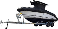 Heavy Duty T-Top Boat Cover, Fits 24Ft to 26Ft Long, Beam Width 112