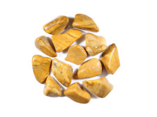 Yellow Jasper Tumbled Gemstones - Bulk Wholesale Options - 1 LB picture
