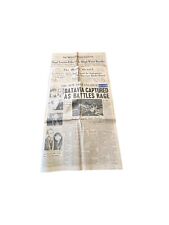 WWII Newspaper Lot Of 3 | MILITARY | Antique Newspapers | 1940s | World War Two picture