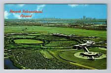 Newark NJ-New Jersey, Newark International Airport, Antique Vintage Postcard picture