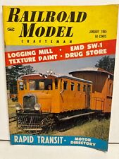 Railroad Model Craftsman Magazine January 1965 picture