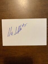 ALEX SULFSTED - MIAMI FOOTBALL - AUTHENTIC AUTOGRAPH SIGNED INDEX -B1871 picture