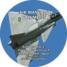 NEW Euro Jet Fighters Flight Manuals on CD #2 - Viggen, Jaguar, Alpha and more picture