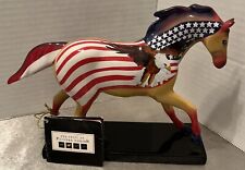 Trail of Painted Ponies Give Me Wings 1E/2683 Item 1471 2003 Eagle American Flag picture