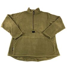 Polartec 100 Fleece Pullover, USMC Coyote Brown, US Marines Cold Weather, LARGE picture