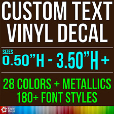 Custom Vinyl Lettering Text Transfer Decal Sticker Window Business Name Car Boat picture