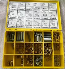 Servalite Large Lot Of Light Lamp Repair Parts, Couplers, Lock Nuts Plus More picture