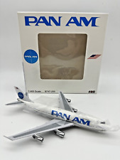 PAN AM 1:400 SCALE B747-200 AIRPLANE NEW IN THE BOX 