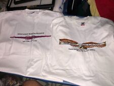 New 2 Different REMINGTON BURNELLI & FOKKER Aircraft Company Shirts XLarge picture