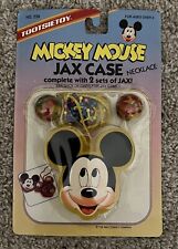 Vtg 1990 Tootsie Toys Mickey Mouse Jax Case Toys Game Walt Disney World Necklace picture
