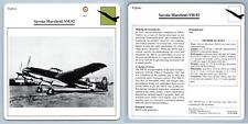 Savoia-Marchetti SM.92 - Fighter - Warplanes Collectors Club Card picture