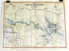 1935 LAKE OF THE OZARKS Fold Out Map 24