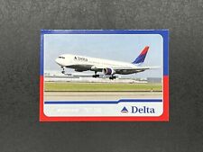 2003 Delta Air Lines Boeing 767-300 Aircraft Pilot Trading Card #8 picture