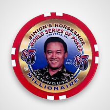 Binion's Horseshoe World Series of Poker Millionaire $5 Poker Chip MEN NGUYEN picture