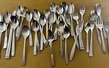 Mixed Lot Vintage Airlines Stainless Flatware Mostly Different picture