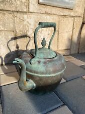 mid 1800s Tea Pot rare Copper vintage handmade antique  Morroco- Spain origin picture