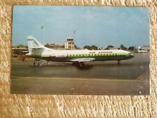 AIR AFRIQUE AEROSPATIALE SE-CARVELLE 11R IN 1980.VTG AIRCRAFT POSTCARD*P47 picture