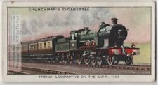 1903 French Built 'La France' Steam Engine 1st Atlantic Class 1930s Trade Card picture