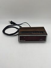 Vintage Spartus 1108 Red LED Display Wood Grain Alarm Clock Retro 1980s TESTED picture