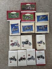 Lot of 14 NIB Hallmark Ornaments Harley Davidson Motorcycles 1999-2013 (no 2008) picture