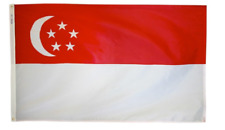 Flag of the Worl Singapore Commercial Grade Valley Forge 3x5 Nylon Grommeted picture