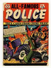 All-Famous Police Cases #6 GD 2.0 1952 picture