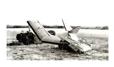 Crashed Boeing Stearman 75 Sport Biplane Airplane VTG Photograph 5x3.5