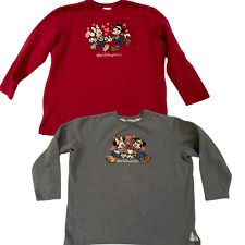 Disney Mickey & Minnie Mouse Valentine Sweatshirts XXL YOUR CHOICE NWOT picture