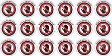 1in x 1in Please Do Not Touch Vinyl Stickers Business Sign Label Decals picture