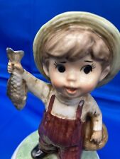 Schmid Bros Music Box ‘Lil Fisherman  ‘It’s a Small World’ Made in Japan Vintage picture