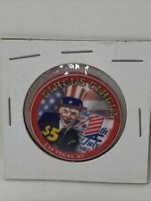 Circus Circus Las Vegas 4th of July 2001 casino chip - $5 picture