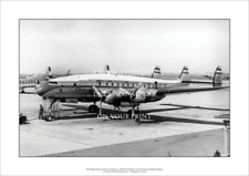 KLM Lockheed Constellation A2 Art Print - Schiphol Airport – 59 x 42 cm Poster picture