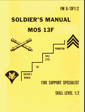 292 Page FM 6-13F 1/2 MOS 13F Fire Support Specialist Field Artillery on Data CD picture