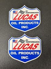Lucas Oil Products - Set of 2 Original Racing Decals/Stickers 6” picture