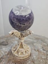 1.26LB Natural Dream Amethyst Reiki Healing quartz sphere ball crystal stone picture