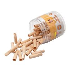 HONEYPUFF Wood Filter Tips Natural Wood Flavored 40MM Rolling Mouth Tips 5pcs picture
