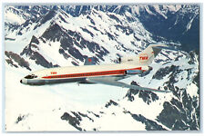 c1970's TWA-Trans World Airlines Boeing 727-31 Airplane N853TW Postcard picture