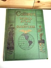Vintage Colliers World Atlas and Gazetteer 1942 Illustrated picture