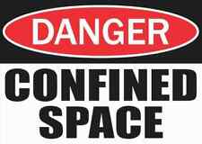 5in x 3.5in Danger Confined Space Magnet picture