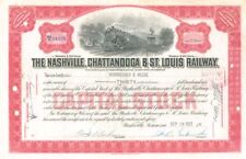 Nashville, Chattanooga and St. Louis Railway - Railroad Stocks picture